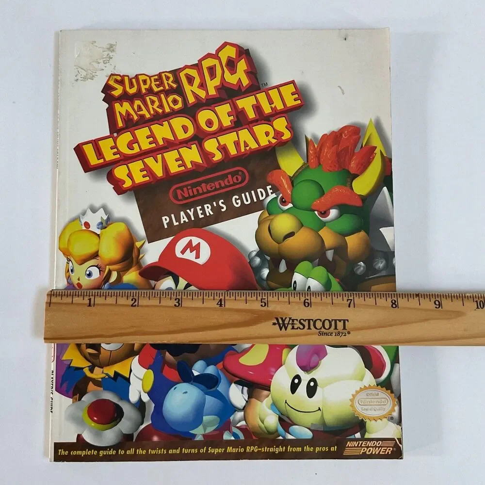 Super Mario RPG Legend of Seven Stars SNES Nintendo Power Strategy Guide Book